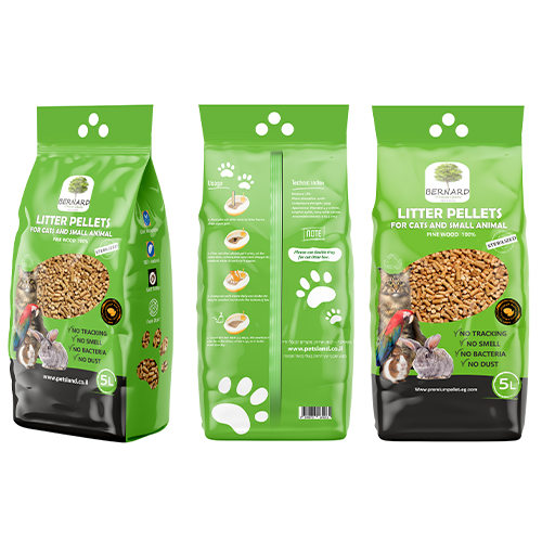 Bernard Cat Litter Pine Pellets Orange Scent for Cats & Small Pets – 5L