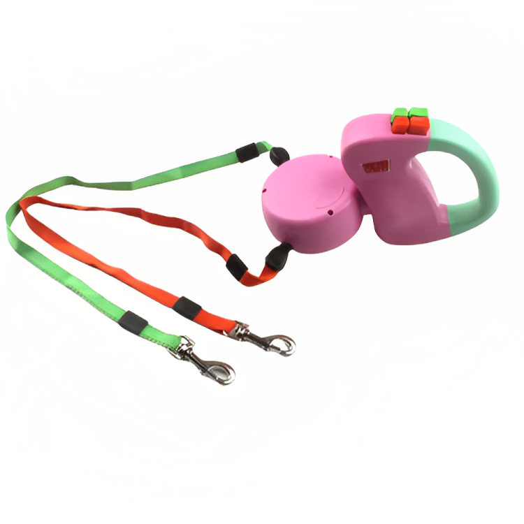 Double Head Automatic Dog Leash Walker - Retractable Dual Leash for Two Dogs | Pet City Shop