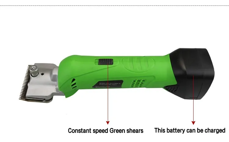 Portable Rechargeable Electric Horse Hair Clipper – Cordless Animal Shearing Cutter with Detachable Battery - الصورة 6