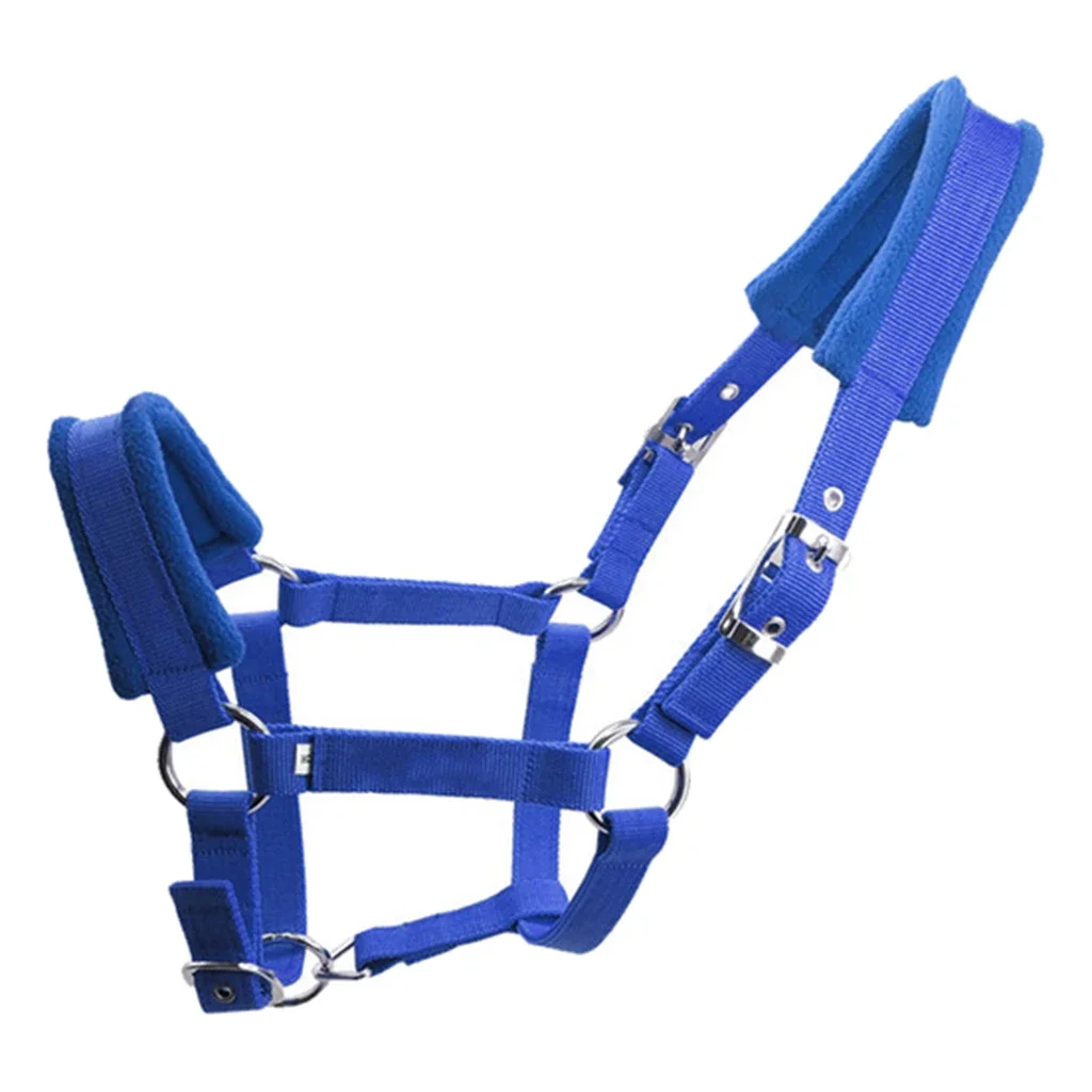 Soft Padded Pony Horse Halter & Bridle Headstall – Comfortable Head Collar for Riding & Stable Use | Western Accessories - الصورة 9