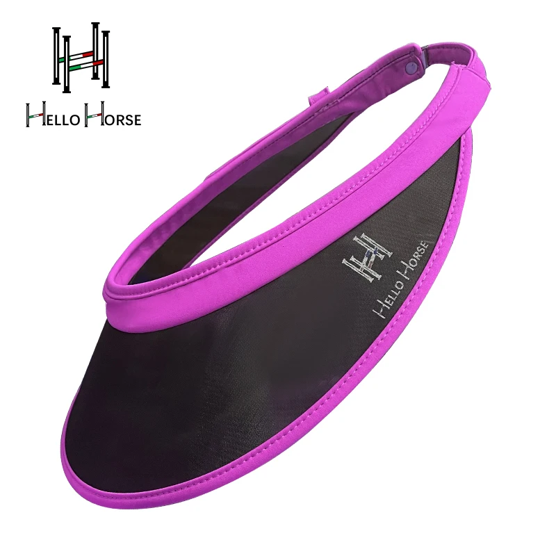Hello Horse Equestrian Sports Sun Hat – Anti-UV, Light-Blocking Summer Face Covering Hat for Outdoor Riding & Knight Gear - الصورة 6