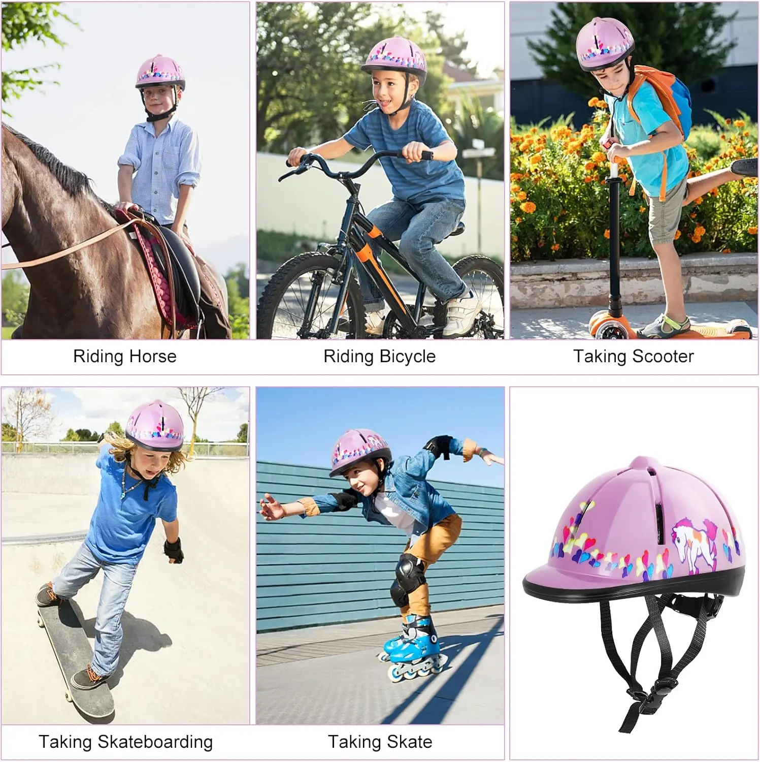 Adjustable Riding Helmet for Children (Up to Age 6) — Safe, Comfortable & High‑Quality Gear - الصورة 6