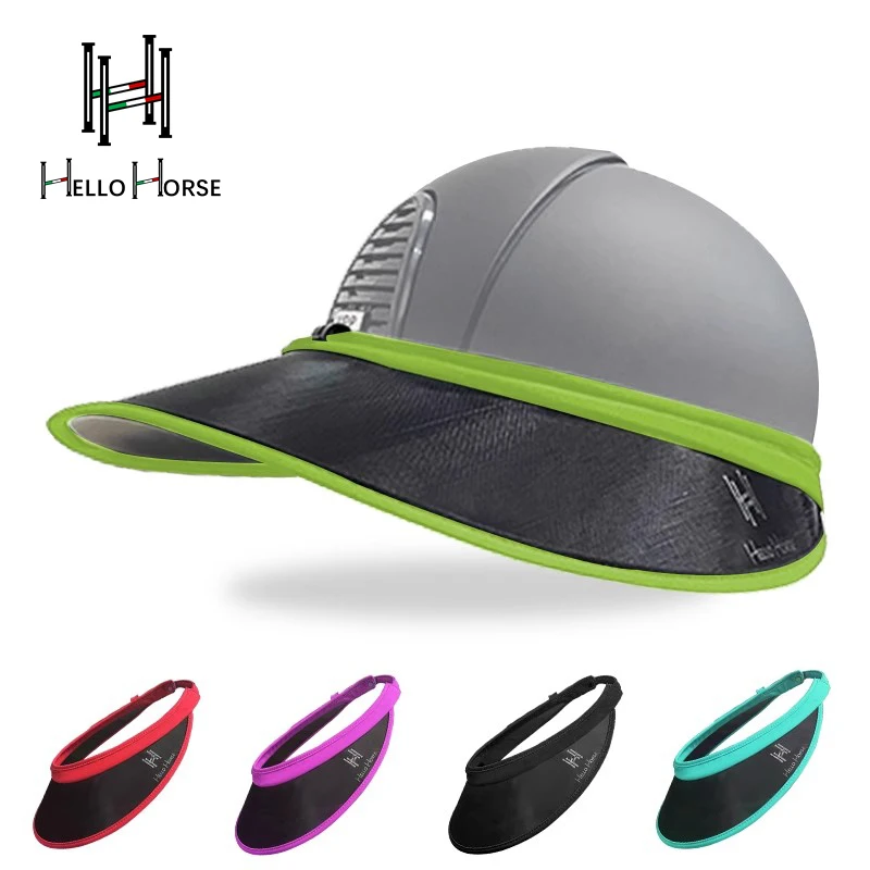 Hello Horse Equestrian Sports Sun Hat – Anti-UV, Light-Blocking Summer Face Covering Hat for Outdoor Riding & Knight Gear