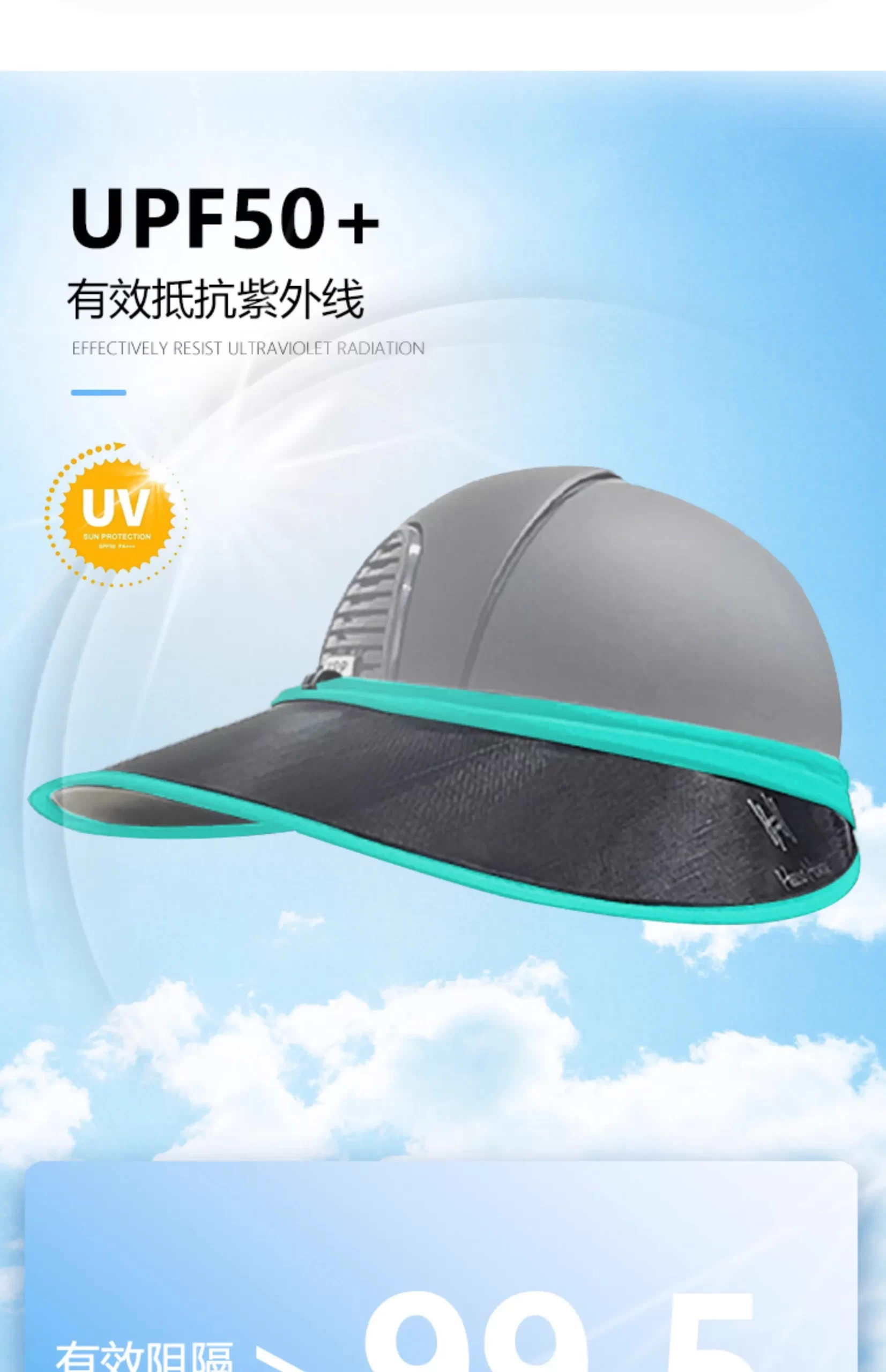 Hello Horse Equestrian Sports Sun Hat – Anti-UV, Light-Blocking Summer Face Covering Hat for Outdoor Riding & Knight Gear - الصورة 13