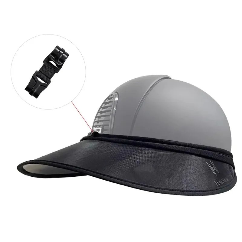 Hello Horse Equestrian Sports Sun Hat – Anti-UV, Light-Blocking Summer Face Covering Hat for Outdoor Riding & Knight Gear - الصورة 2