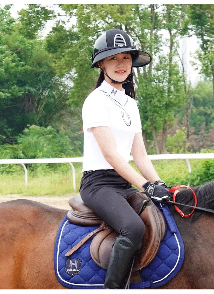Hello Horse Equestrian Sports Sun Hat – Anti-UV, Light-Blocking Summer Face Covering Hat for Outdoor Riding & Knight Gear - الصورة 34